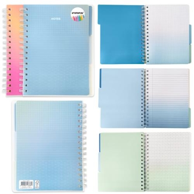 PP Cover Notebook with 3-Tab Index (SN 35078B-A5)
