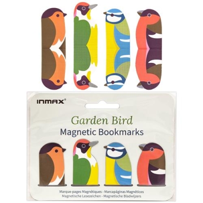  Double Sided Bird Magnetic Bookmark(SZ 29108C-4BO)
